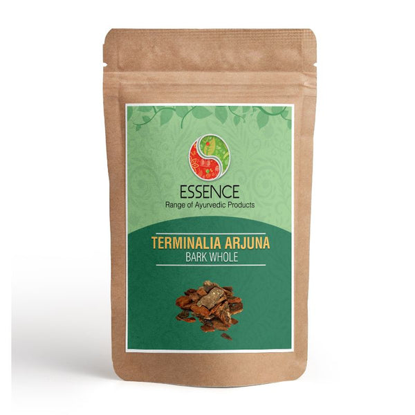 Essence Terminalia Arjuna Stem Bark Whole Herb, Indian Ayurvedic Arjun ki Chaal, For Heart & Blood Health