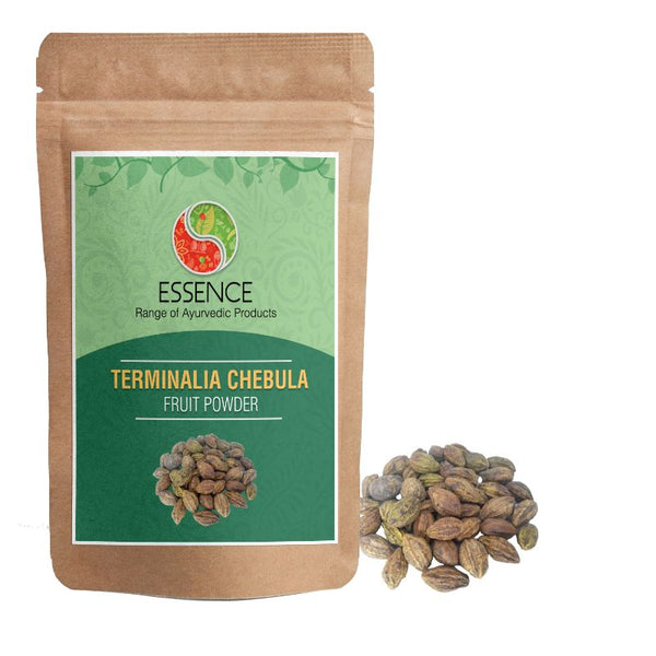 Essence Terminalia Chebula Fruit Powder, Harad Badi Yellow, Chebulic Myrobalan, Haritaki Powder, Kadukkai