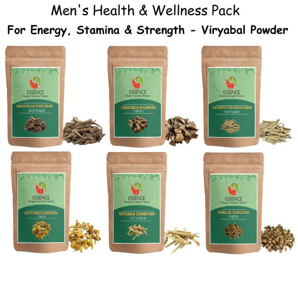 Men Health & Wellness Herbal Pack for Energy, Stamina, Strength, Endurance – Viryabal Powder - 1200gm