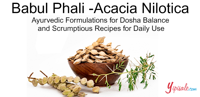 Acacia Nilotica Pods (Babool Phali): Ayurvedic Formulations for Dosha Balance and Scrumptious Recipes for Daily Use