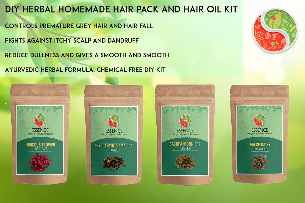 DIY Vegetarian Chemical Free Herbal Ayurvedic Hair Pack and Oil Recipe – 2022