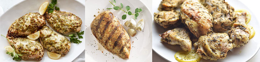 Tasty Chicken Recipes, Chimichurri Chicken, Lemon Thyme Chicken, Garlic Pepper Chicken