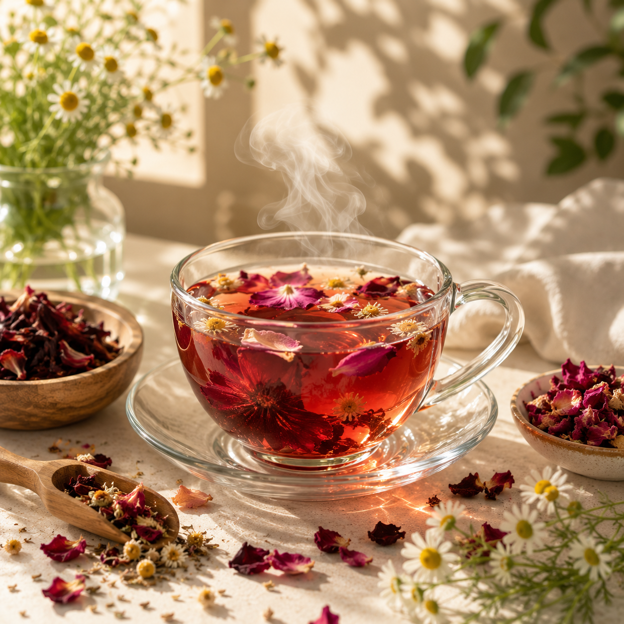 Dried Flower Tea