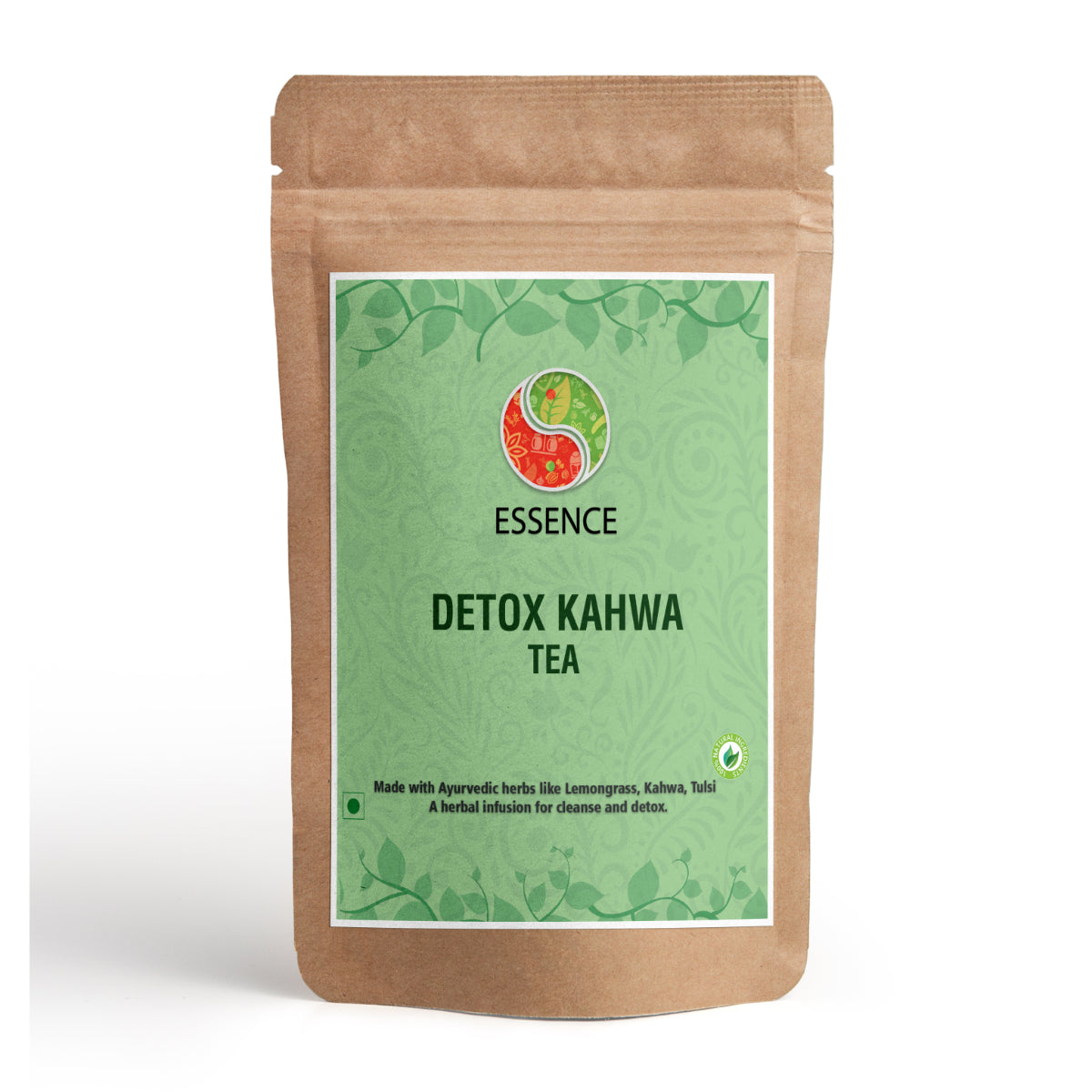 Ayurveda Herbal Detox Tea, with Kahwa, Turmeric, Tulsi, Caffeine Free - 200gm