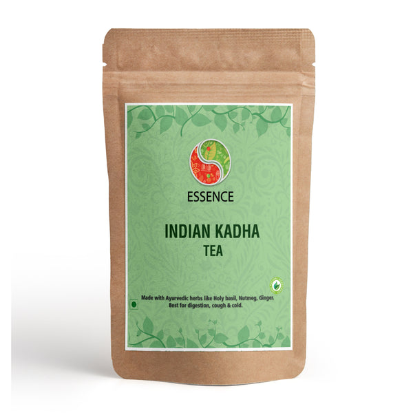 Ayurveda Herbal Indian Kadha Tea, with Clove, Holy Basil, Nutmeg, Jaggery, Caffeine Free - 200gm