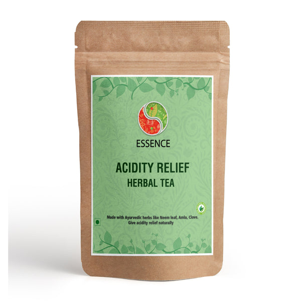 Ayurveda Herbal Tea for Acidity, with Amla, Terminalia Chebula, Neem Leaf, Caffeine Free - 200gm