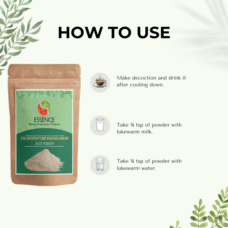 Chlorophytum Borivilianum Root Powder uses