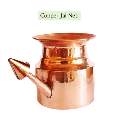 Copper Jal Neti Pot 250 ml (Neti Kriya) | Buy Online