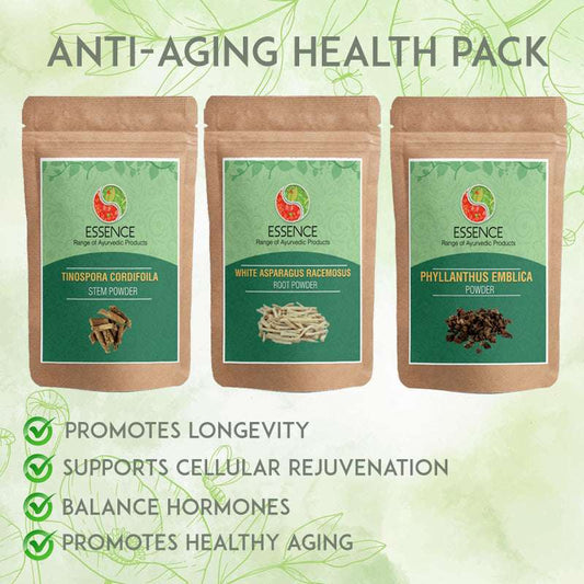 ANTI-AGING Herbal Health Pack (for Longevity, Rejuvenation, Skin Nourishment)