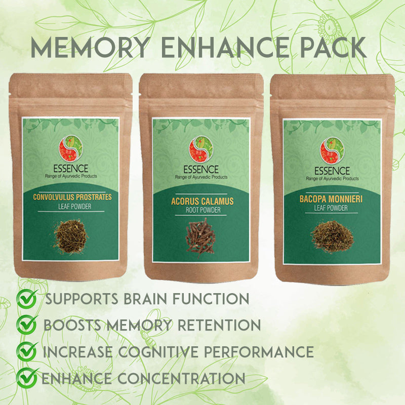 Essence Ayurvedic Herbal Health Pack for Memory and Cognitive Function