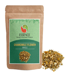 Essence Chamomile Flower Tea, Pure Whole Flower Buds of Chamomile, Herbal Tea - Caffeine Free