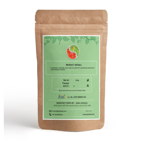 Essence Safed Musli Powder, Chlorophytum borivilianum, White Musli for Men's Reproductive Health