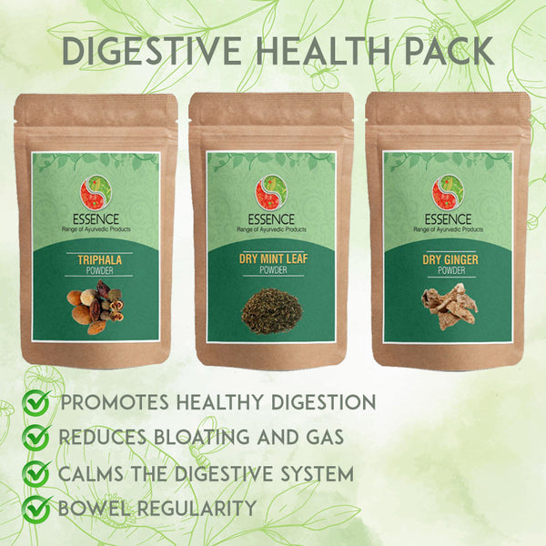 Essence Digestive Care Ayurvedic Herbal Health Pack for Bowel Regularity, Relieves Indigestion