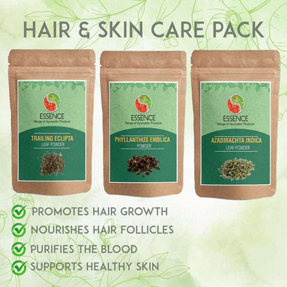 Hair and Skin Care Herbal Pack (For Hair Growth, Healthy Skin)