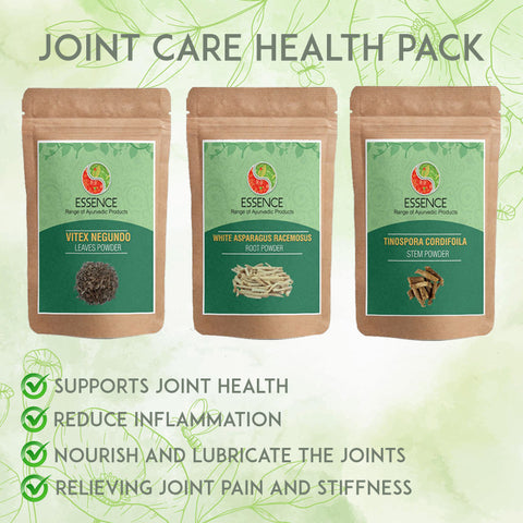 Essence Joint Care Ayurveda Herbal Health Pack, for Joints Inflammation, Stiffness, Flexibility