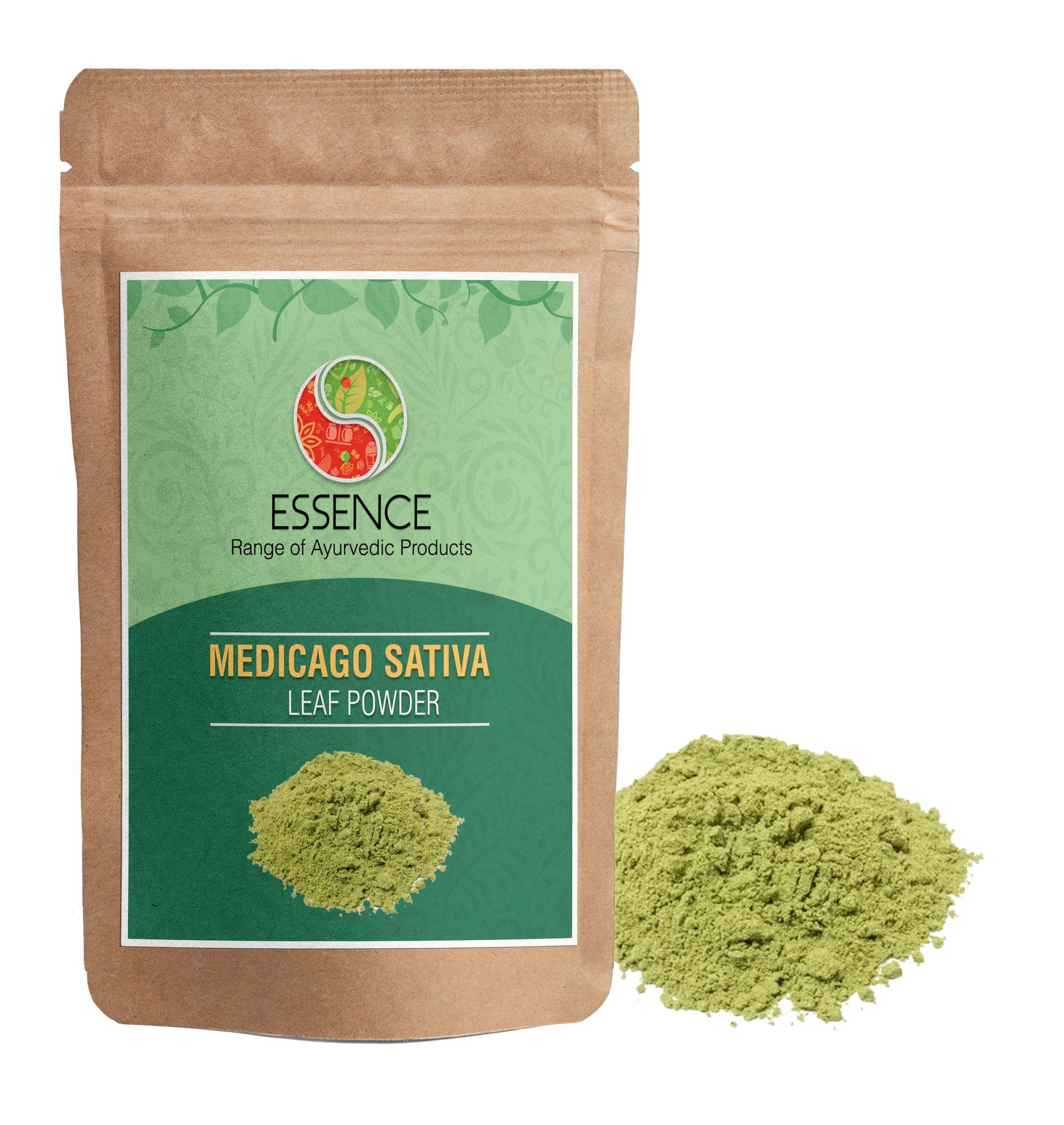 Essence Medicago Sativa Leaf Powder, Dry Alfalfa Leaves, Lasunghas