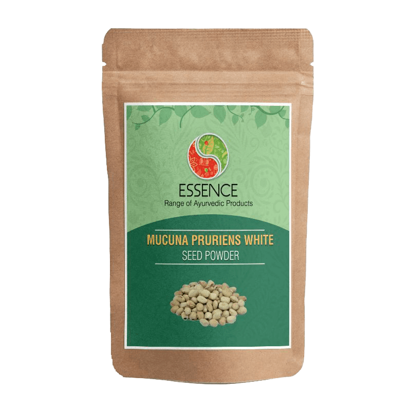EssenceMucunaPruriensWhiteSeedsPowder_KaunchBeej_VelvetBean_Dopa Mucuna