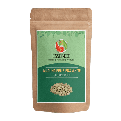 EssenceMucunaPruriensWhiteSeedsPowder_KaunchBeej_VelvetBean_Dopa Mucuna