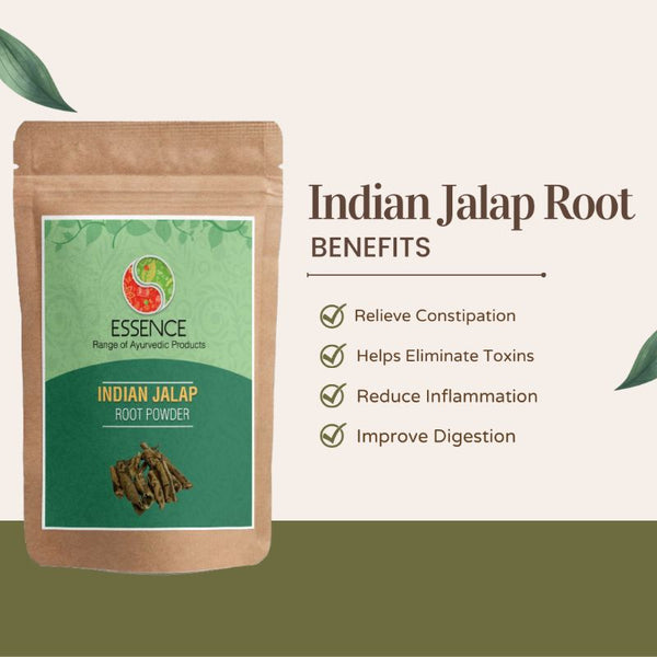 Essence Operculina Turpethum Root Powder, Turpeth Root, Indian Jalap, Nisoth, Ayurvedic Herb Trivrit Turpeth Stem