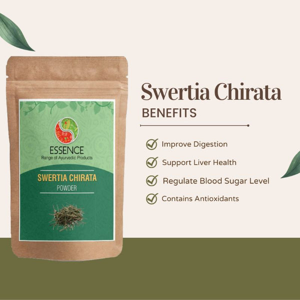 Essence Swertia Chirata Powder, Chirayta Powder, Bitter Sticks, Gentiana Chirata