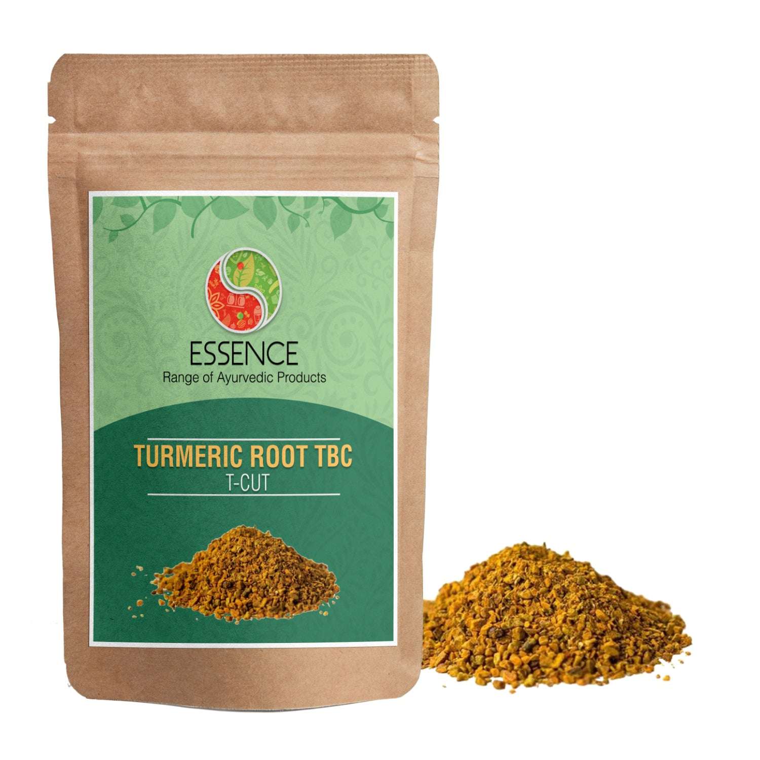 Essence Turmeric Root TBC,  Curcuma T-Cut, 20 kg Bulk packing