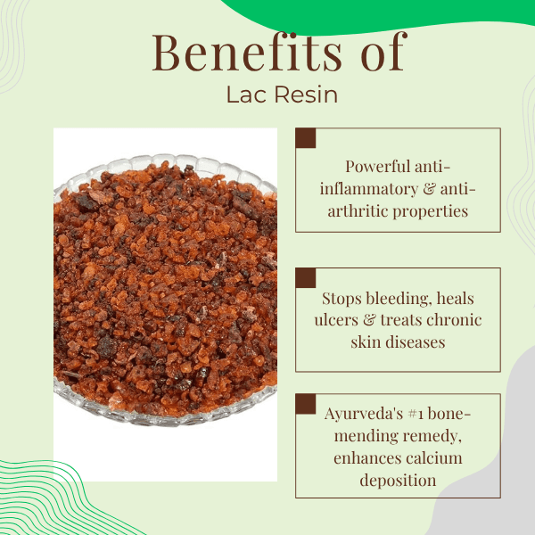 Lac Resin | Bone Fracture Healing & Joint Pain Relief | Laksha Raw Resin