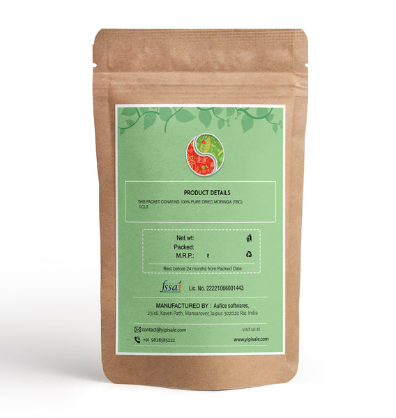 Essence Moringa T Cut, Dry Moringa Tea Cut Leaves, 20 kg (705 oz.) Bulk Packaging Size