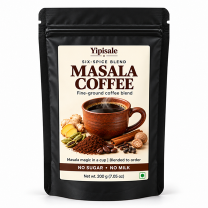 Masala Coffee | Indian Six-Spice Blend, Fine-Ground, 200 g