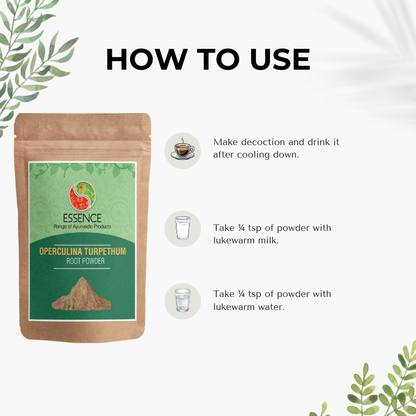 Operculina Turpethum Root Powder USES