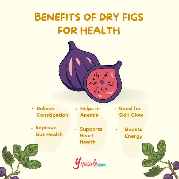 Infographic on health benefits of dried figs