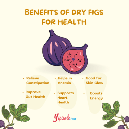 Infographic on health benefits of dried figs