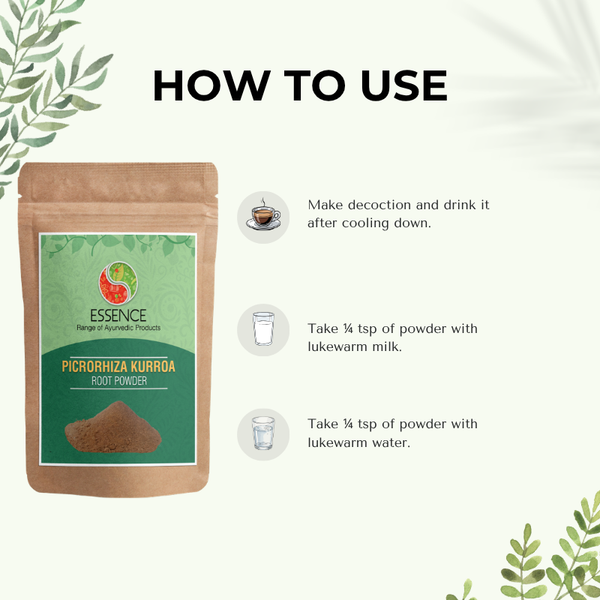 Picrorhiza Kurroa Root Powder uses