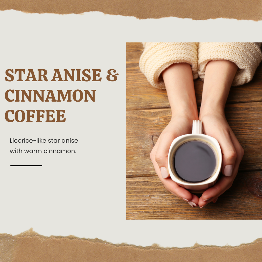 Star Anise & Cinnamon Coffee | Winter Spiced, Fine-Ground, 200 g