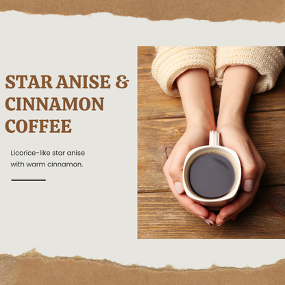Star Anise & Cinnamon Coffee | Winter Spiced, Fine-Ground, 200 g