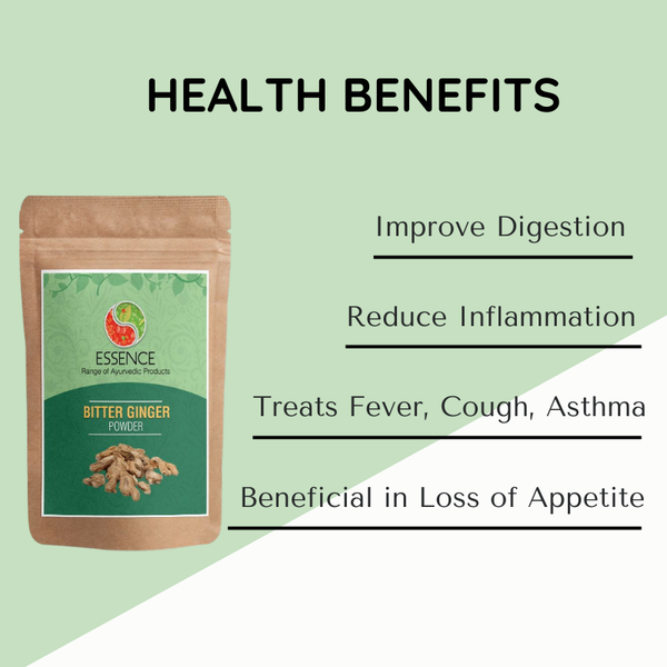 Zingiber zerumbet Root Powder (Bitter Ginger  Narkachoor) benefits