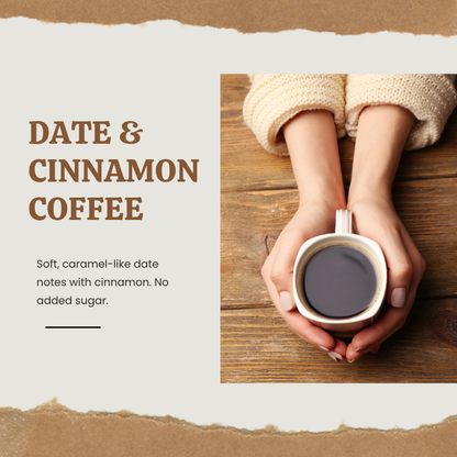 Date & Cinnamon Coffee | Fruity Flavored, Fine-Ground, 200 g