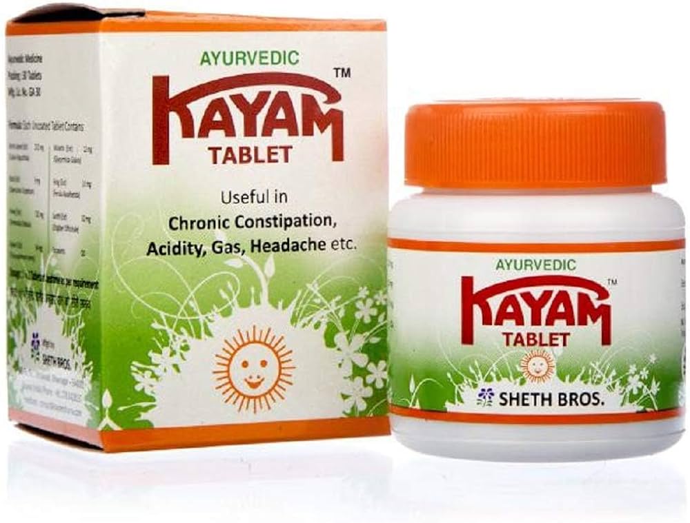 Kayam Tablets Bottle, 30 Tabs x 40 Bottles