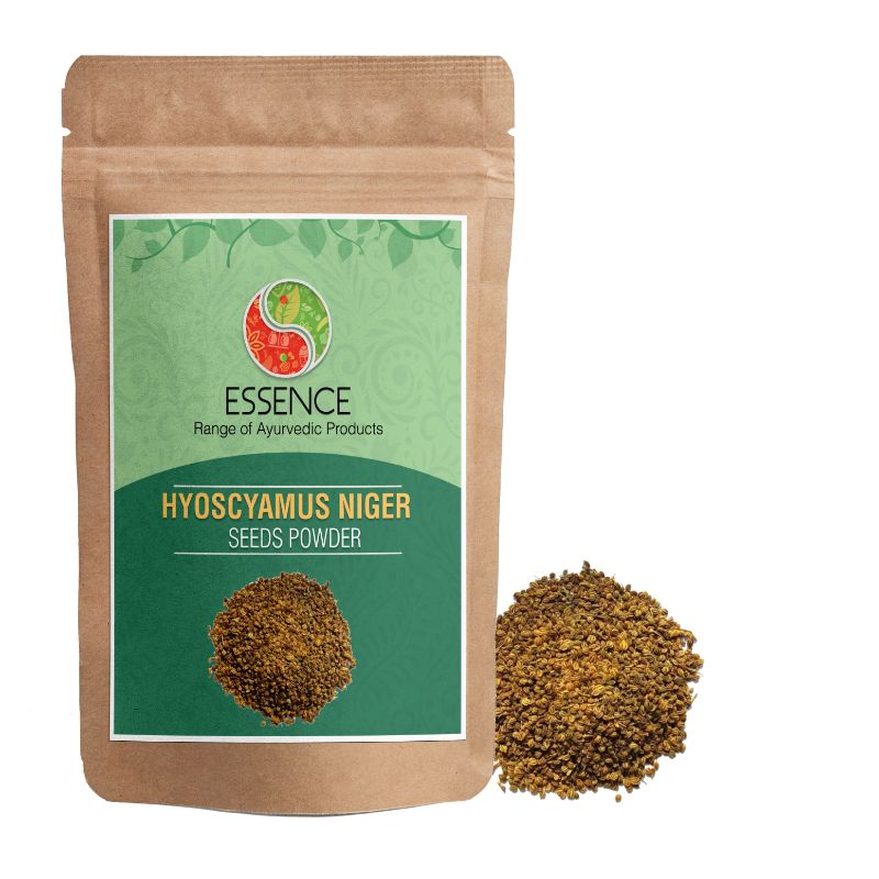 Essence - Indian Ayurvedic Hyoscyamus Niger Linn Herb Powder, Khurasani Ajwain, Indian Herb Henbane, Black Henbane