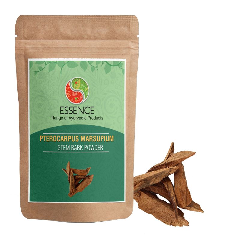 Essence Pterocarpus Marsupium Stem Bark Powder, Vijaysar Powder, Malabar Kino, Indian Kino
