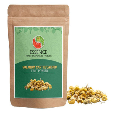 Essence Solanum Xanthocarpum Fruit Powder, Kateri Phal Powder, Kantakari, Surattense nightshade, Yellow-fruit nightshade, Indian Nightshade