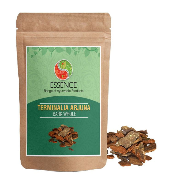 Essence Terminalia Arjuna Stem Bark Whole Herb, Indian Ayurvedic Arjun ki Chaal, For Heart & Blood Health
