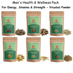 Men Health & Wellness Herbal Pack for Energy, Stamina, Strength, Endurance – Viryabal Powder - 1200gm