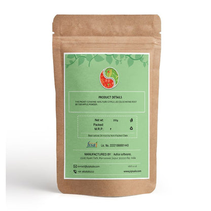 Essence Citrullus Colocynthis Root Powder, Indrayan Mool Powder, Bitter Cucumber, Bitter Apple